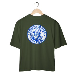 Nome do produto Camiseta Oversized - Logo Alternativo | Taverna do Mago Chapado