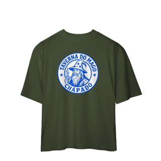 Nome do produto Camiseta Oversized - Logo Alternativo | Taverna do Mago Chapado