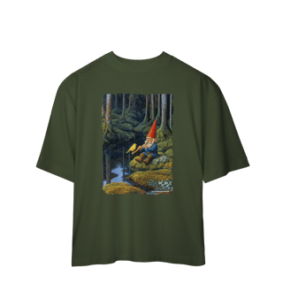 Nome do produto Camiseta Oversized - Gnomo flautista