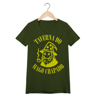 Nome do produto Camiseta Baby Long - Logo Grunge | Taverna do Mago Chapado