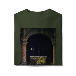 Nome do produto Camiseta Oversized - Bruxa saindo do alçapão