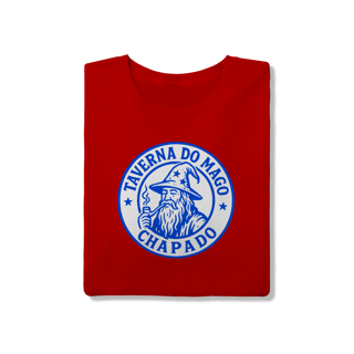 Nome do produto Camiseta Unissex - Logo Alternativo | Taverna do Mago Chapado