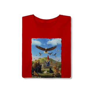 Nome do produto Camiseta Unissex - Gnomo encantador de animais