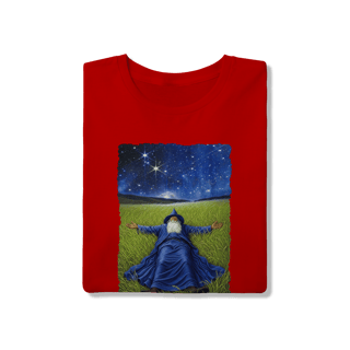 Nome do produto Camiseta Unissex – O Mago sob a Noite Estrelada