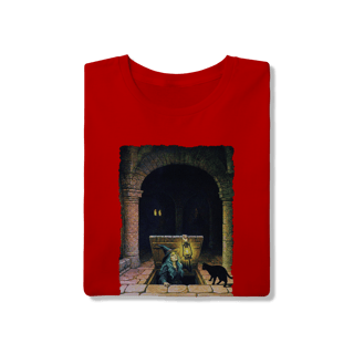 Nome do produto Camiseta Unissex - Bruxa saindo do alçapão