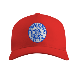 Nome do produto Boné Americano com Tela - Logo Alternativo | Taverna do Mago Chapado