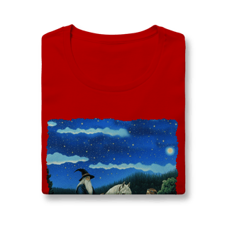 Nome do produto Camiseta Baby Long - Mago e Elfa