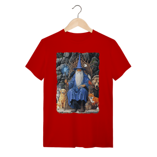 Nome do produto Camiseta Unissex - Mago azul amigo dos animais