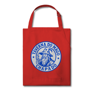 Nome do produto Avental Brim - Logo Alternativo | Taverna do Mago Chapado