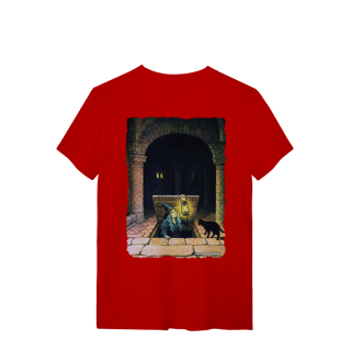 Nome do produto Camiseta Unissex - Bruxa saindo do alçapão