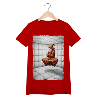 Nome do produto Camiseta Baby Long - Jamelão Meditando com Camisa de Força