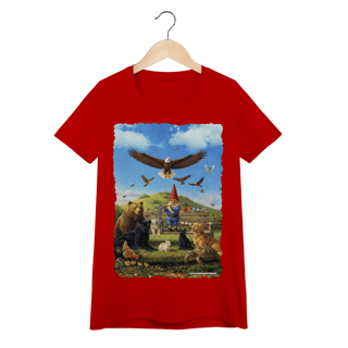 Nome do produto Camiseta Baby Long - Gnomo encantador de animais