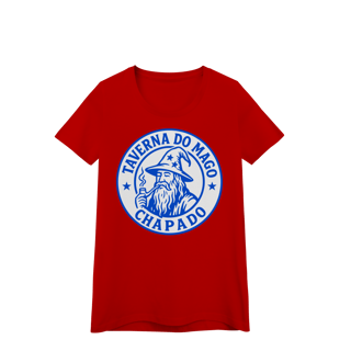 Nome do produto Camiseta Baby Long - Logo Alternativo | Taverna do Mago Chapado