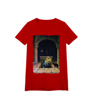 Nome do produto Camiseta Baby Long - Bruxa saindo do alçapão