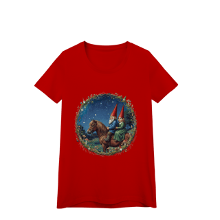 Nome do produto Camiseta Baby Long - Casal de gnomos cavalgando