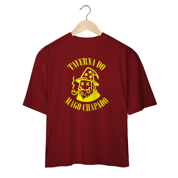 Camiseta Oversized - Logo Grunge | Taverna do Mago Chapado