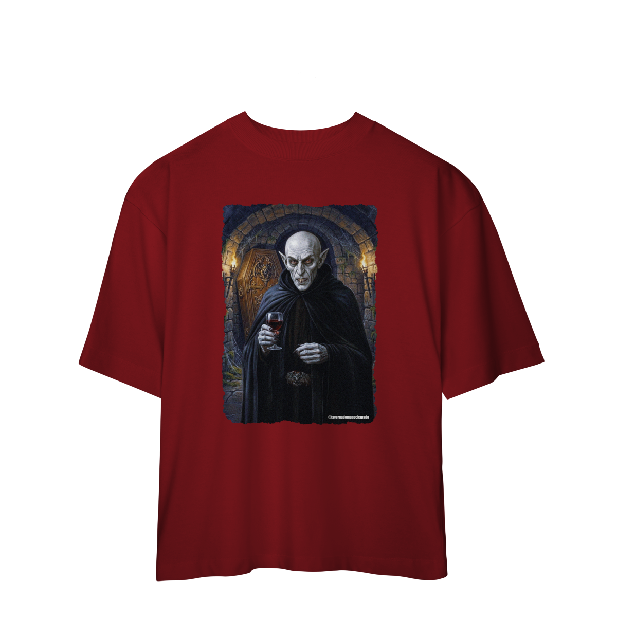 Nome do produto: Camiseta Oversized - Vampiro medieval