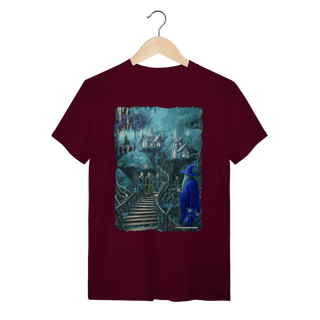 Nome do produto Camiseta Unissex - Mago visitando os elfos da floresta