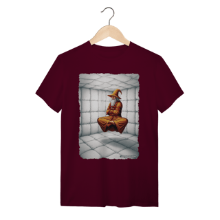 Nome do produto Camiseta Unissex - Jamelão Meditando com Camisa de Força