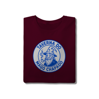 Nome do produto Camiseta Unissex Qualidade - Logo Clássico | Taverna do Mago Chapado