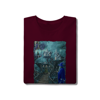 Nome do produto Camiseta Unissex - Mago visitando os elfos da floresta