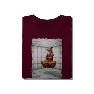 Nome do produto Camiseta Unissex - Jamelão Meditando com Camisa de Força