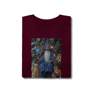 Nome do produto Camiseta Unissex - Mago azul amigo dos animais