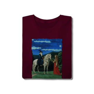 Nome do produto Camiseta Unissex - Mago e Elfa