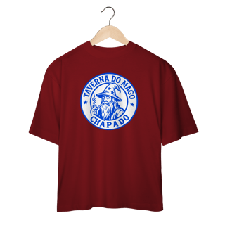 Nome do produto Camiseta Oversized - Logo Alternativo | Taverna do Mago Chapado