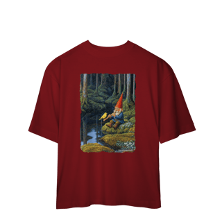 Nome do produto Camiseta Oversized - Gnomo flautista