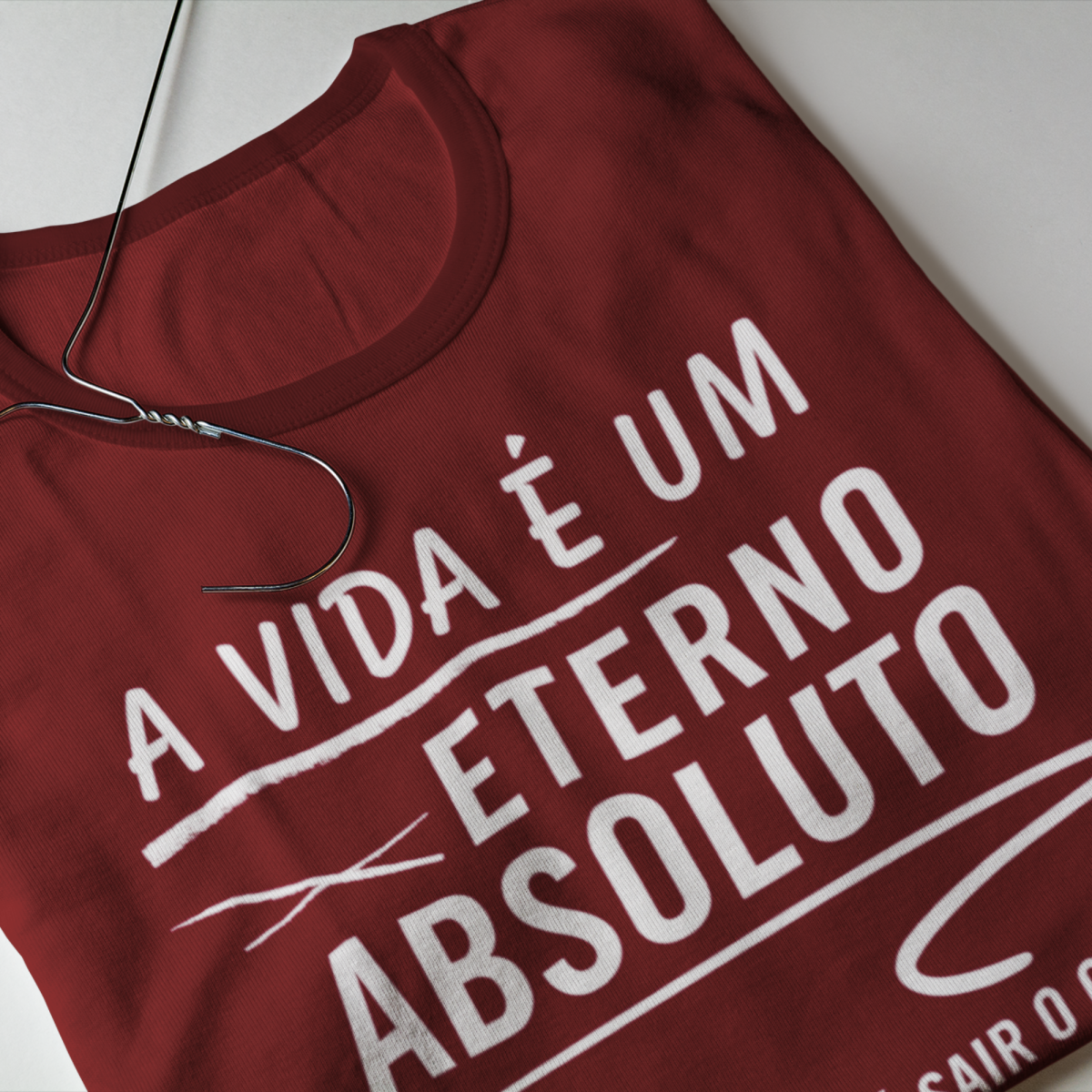 Nome do produto: Camiseta Oversize - A Vida é um Absoluto