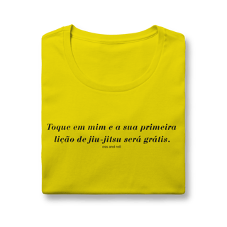 Nome do produto Camiseta Primeira Lição de Jiu-Jitsu
