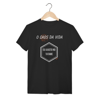 Camiseta “Caos Ajustado no Tatame” – Jiu-Jitsu 柔術