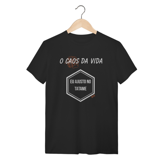Camiseta “Caos Ajustado no Tatame” – Jiu-Jitsu 柔術