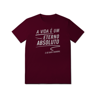 Nome do produto A Vida é um Absoluto – Camiseta Lifestyle Jiu-Jitsu