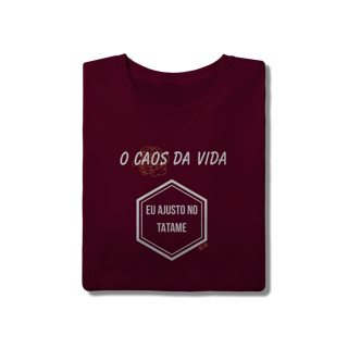 Nome do produto Camiseta “Caos Ajustado no Tatame” – Jiu-Jitsu 柔術