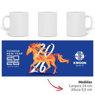 Nome do produto Caneca - Ano Novo Chinês 2026 – Cavalo Azul