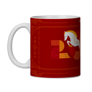 Nome do produto Caneca - Ano Novo Chinês 2026 – Cavalo em Movimento