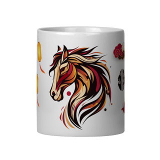 Caneca - Ano Novo Chinês 2026 – Cabeça do Cavalo