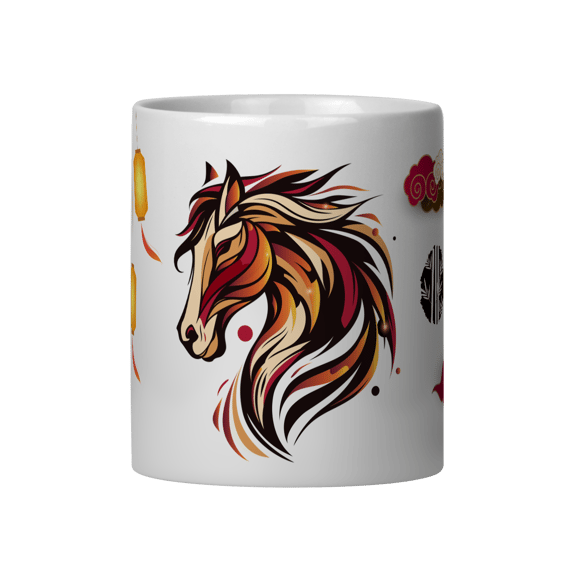 Caneca - Ano Novo Chinês 2026 – Cabeça do Cavalo
