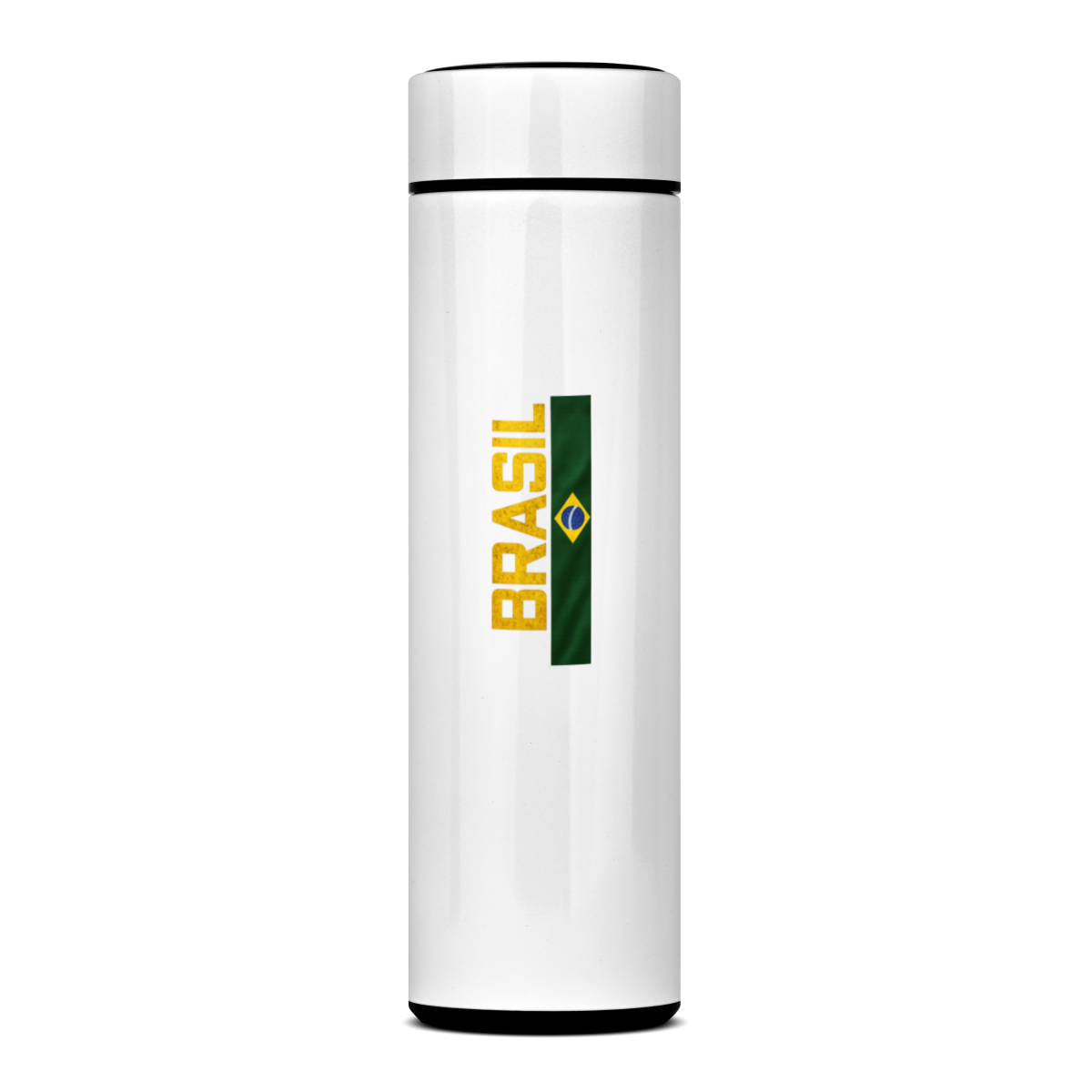 Nome do produto: Garrafa Térmica Brasil Vertical – Edição Essência