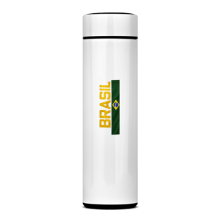 Garrafa Térmica Brasil Vertical – Edição Essência