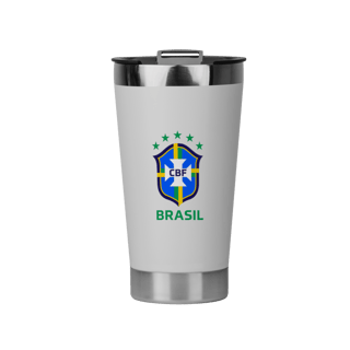 Copo Térmico Brasil Premium Inox