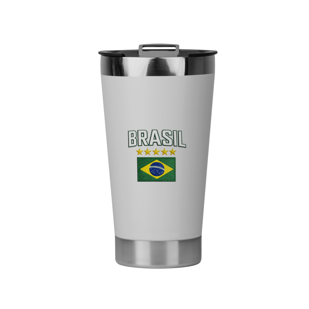 Nome do produto: Copo Térmico Brasil Power Steel 