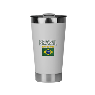Copo Térmico Brasil Power Steel 