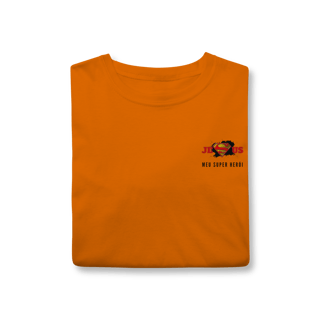 Nome do produto T-Shirt Classic Jesus meu super herói