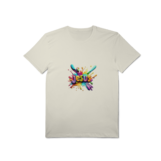 Nome do produto Camiseta Jesus Splash Color