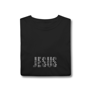 Nome do produto Camiseta Jesus Minimal Glow – Estilo Essencial