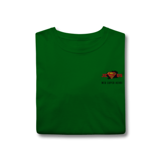 Nome do produto T-Shirt Classic Jesus meu super herói