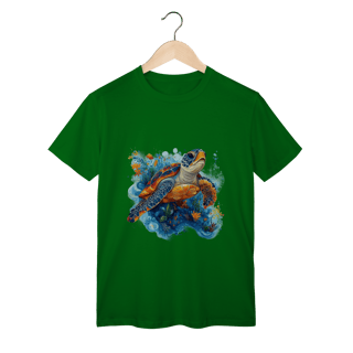 Nome do produto Camiseta “Tartaruga Oceano Vivo”